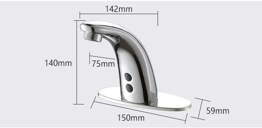 شیرآلات آشپزخانه، شیر سنسور القایی، شیر آب سنسوری، شیر آب القایی تمام مسی، شیر سنسور تمام اتوماتیک، القای هوشمند، تک سرد و آب گرم، حوضچه شستشوی مادون قرمز نقره ای مشکی طلایی