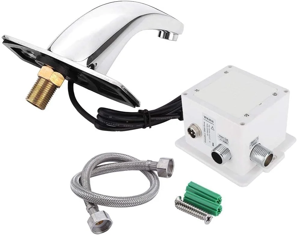 شیر روشویی سنسوردار، شیر روشویی لوکس بدون لمس، شیرآلات سینک مادون قرمز بدون لمس به همراه کابل