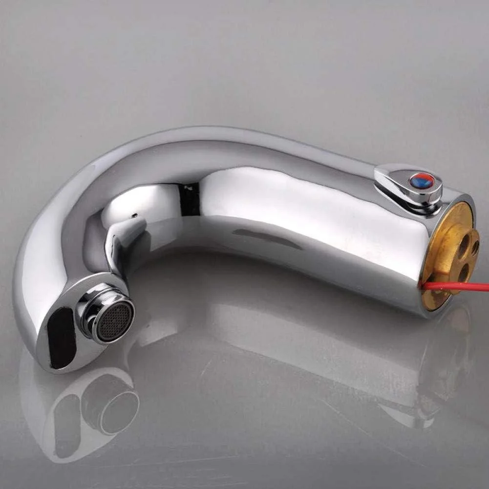 شیر آب مخلوط کننده آب YHSGY، شیر روشویی برقی DC، شیر مخلوط کننده آب گرم و سرد