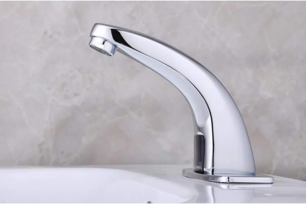 شیر آب حسگر آب سرد تک چشمی YHSGY با صفحه مسی