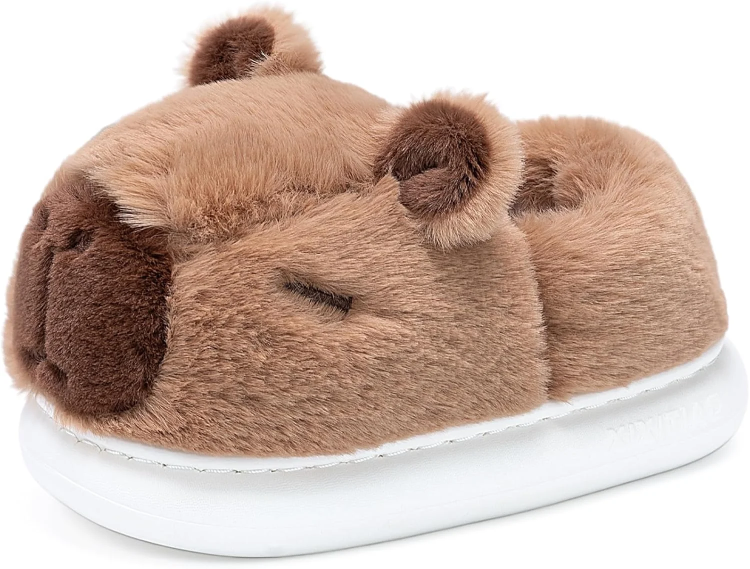 دمپایی های کاپیبارا بامزه برای کودکان، دمپایی روفرشی کودکانه، کفش های زمستانی نرم و فانتزی حیوانات خنده دار برای دختران و پسران، هدیه های کاپیبارا