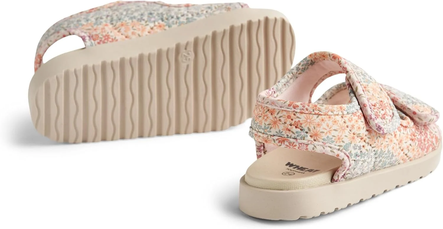 Wheat Wheat - صندل طرح دار هیلی - یونیسکس - ساخته شده از مواد بازیافتی - مناسب برای اولین قدم های کودک