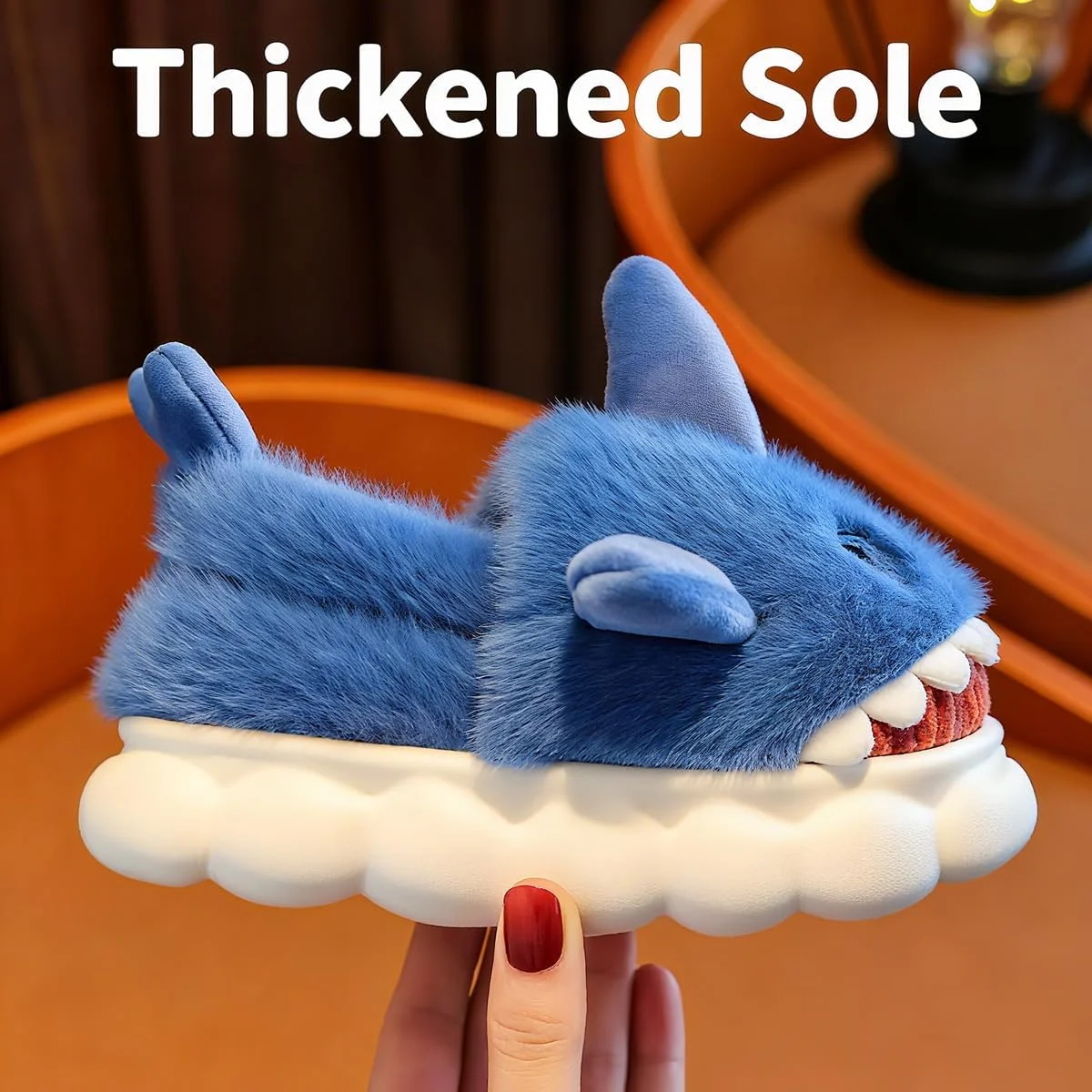 دمپایی بچگانه طرح کوسه