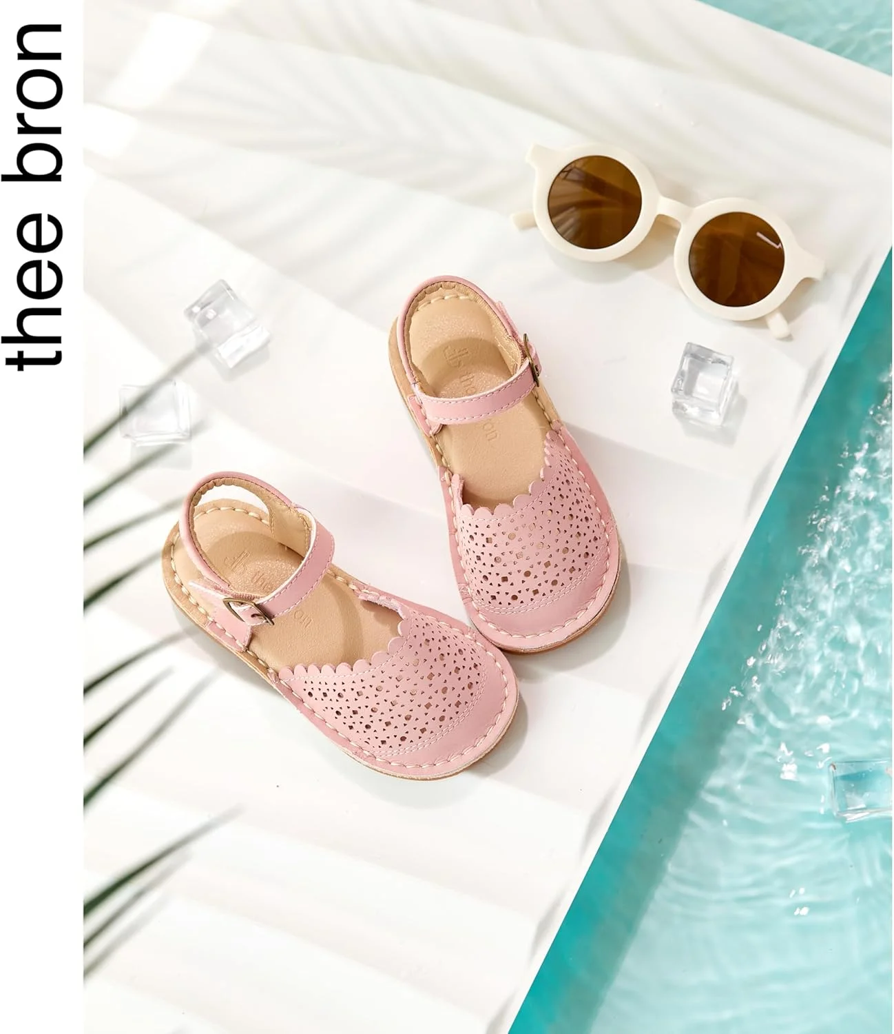 صندل های تابستانی دخترانه با طرح گل