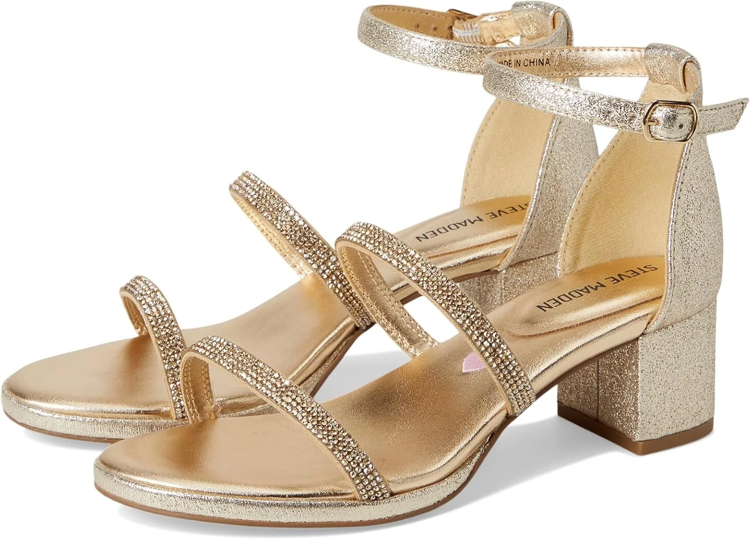 صندل پاشنه دار دخترانه استیو مادن مدل Sizzle