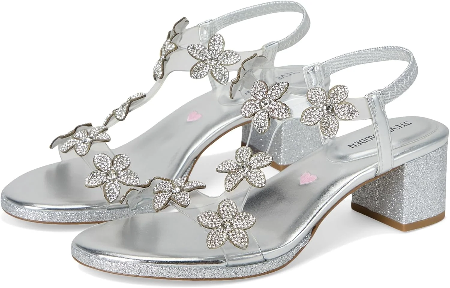 صندل پاشنه دار دخترانه استیو مادن مدل Savvy