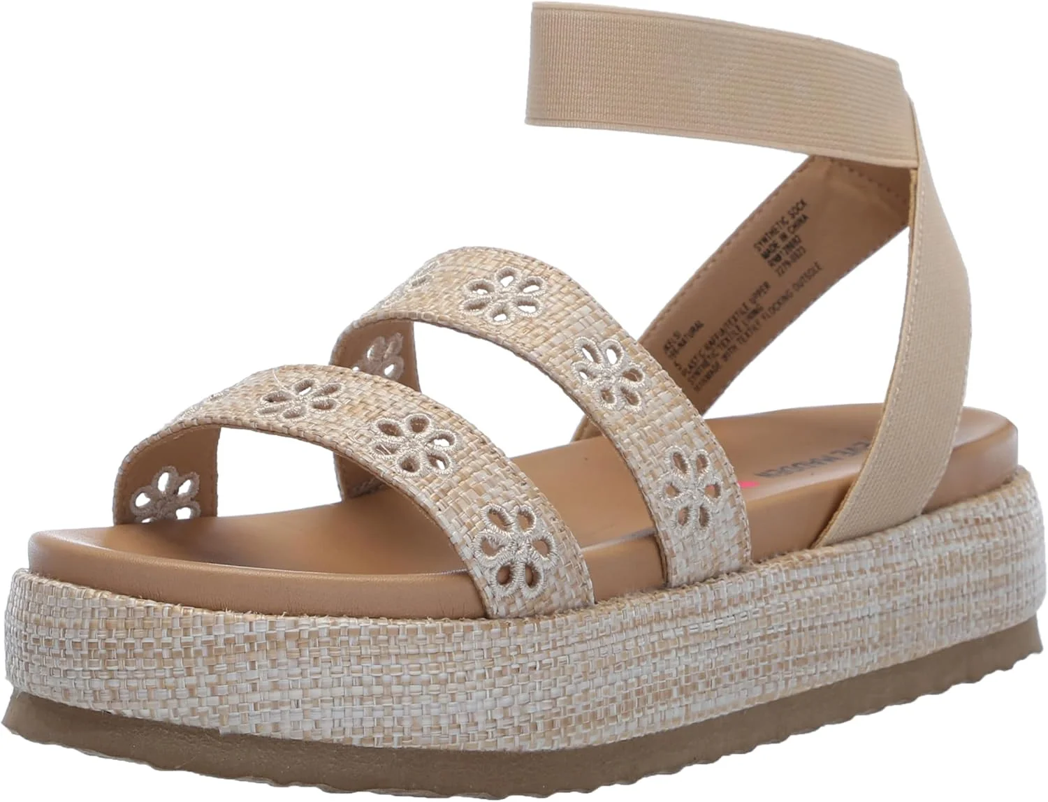 کفش دخترانه استیو مادن مدل Kelsi صندل لژدار اسپا دریلی