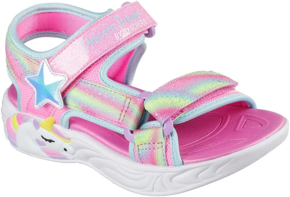 صندل دخترانه اسکیچرز مدل تک شاخ رویایی