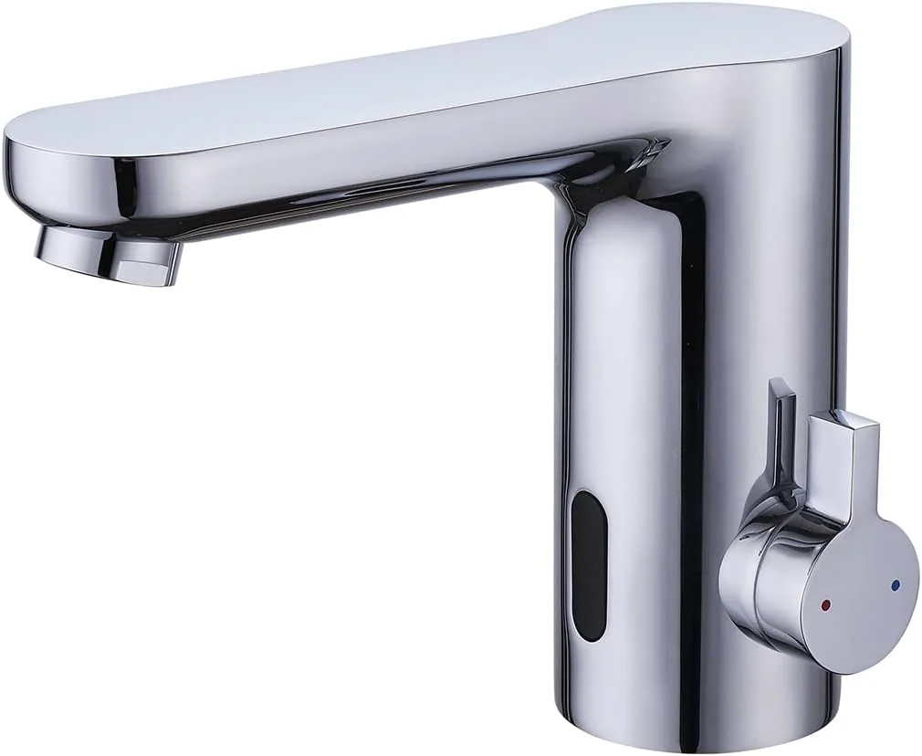 شیر آب اتوماتیک بدون لمس سنسور دار حمام، شیر مخلوط گرم و سرد با جعبه کنترل، شیرهای روشویی برنجی اصل، شیر آب حمام بدون دخالت دست (کروم) شیر آب اتوماتیک بدون لمس سنسور دار حمام، شیر مخلوط گرم و سرد با جعبه کنترل، شیرهای روشویی برنجی اصل، شیر آب حمام بدون دخالت دست (کروم)