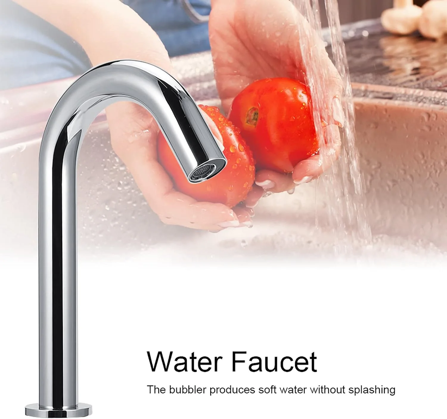 شیر آب اتوماتیک سنسوردار، شیر آب بدون لمس استیل ضد زنگ G1/2 اینچ، شیر آب هوشمند مادون قرمز تجاری برای سینک حمام، شیر آب مخلوط آب گرم و سرد با حباب ساز، کیت پیچ، شلنگ، جعبه کنترل شیر آب اتوماتیک سنسوردار، شیر آب بدون لمس استیل ضد زنگ G1/2 اینچ، شیر آب هوشمند مادون قرمز تجاری برای سینک حمام، شیر آب مخلوط آب گرم و سرد با حباب ساز، کیت پیچ، شلنگ، جعبه کنترل