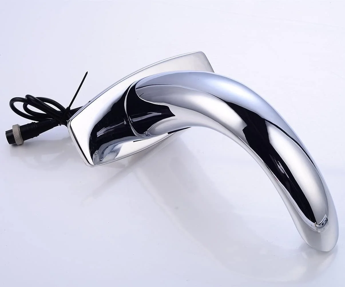 شیر آب اتوماتیک و بدون لمس سینک دستشویی Fyeer، شیرهای سنسور فعال حرکتی، شیر تجاری بدون دست با پوشش سوراخ، صفحه عرشه، جعبه کنترل با باتری، میکسر تنظیم دما (کروم) شیر آب اتوماتیک و بدون لمس سینک دستشویی Fyeer، شیرهای سنسور فعال حرکتی، شیر تجاری بدون دست با پوشش سوراخ، صفحه عرشه، جعبه کنترل با باتری، میکسر تنظیم دما (کروم)