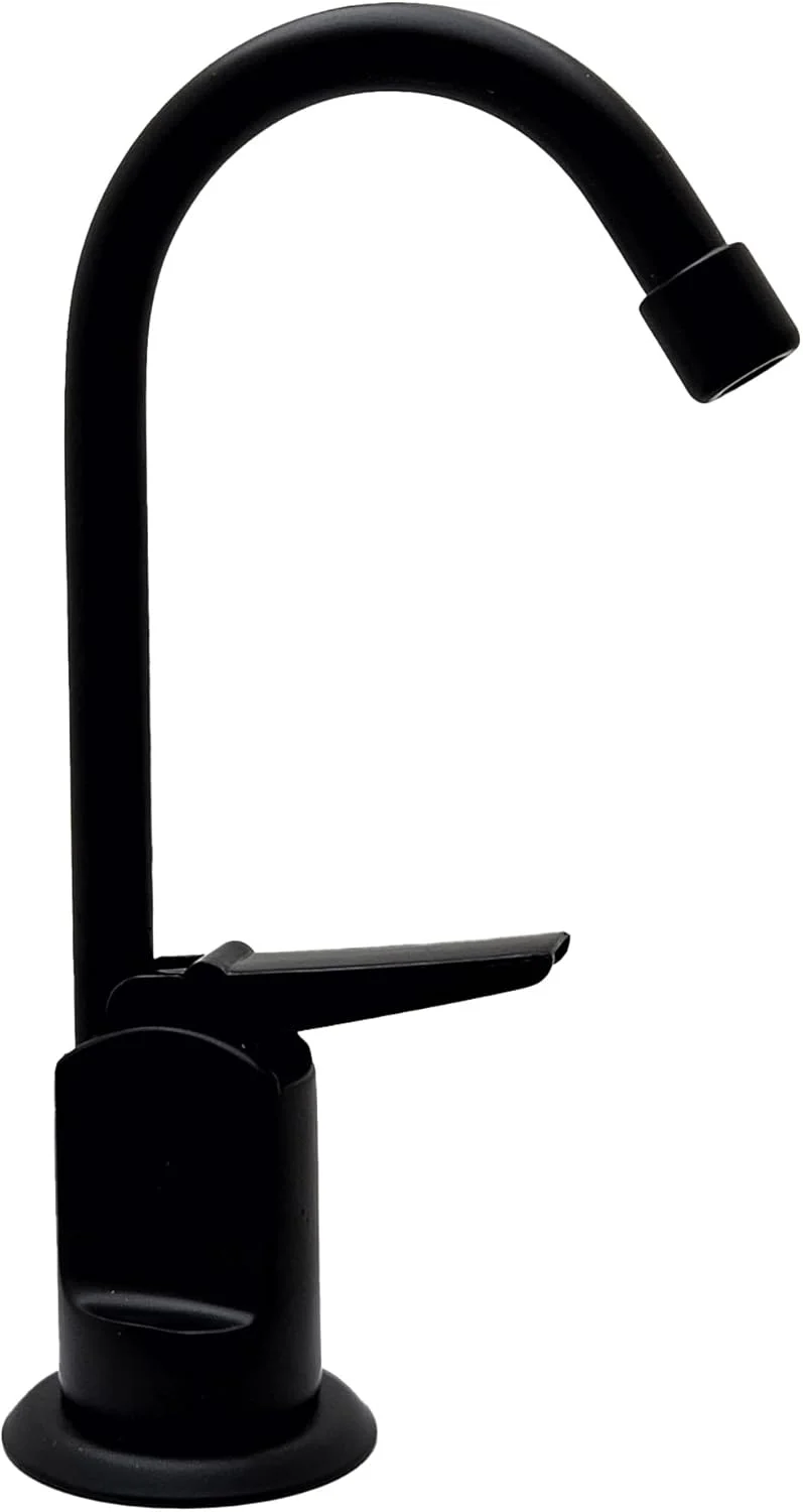 شیر آب تصفیه آب Westbrass مدل R203-NL-62، 6 اینچی، مشکی مات