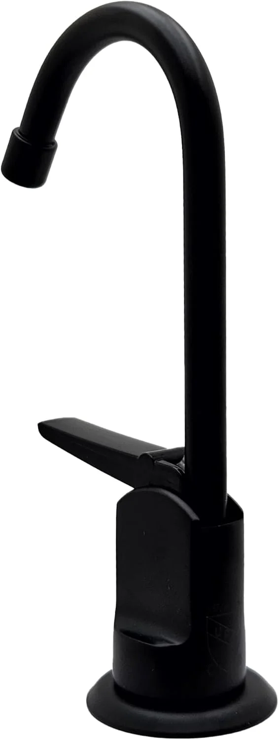 شیر آب تصفیه آب Westbrass مدل R203-NL-62، 6 اینچی، مشکی مات