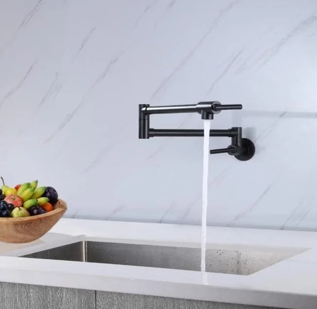 شیر دیواری ظرفشویی مدل RCO701-B، رنگ مشکی مات شیر دیواری ظرفشویی مدل RCO701-B، رنگ مشکی مات