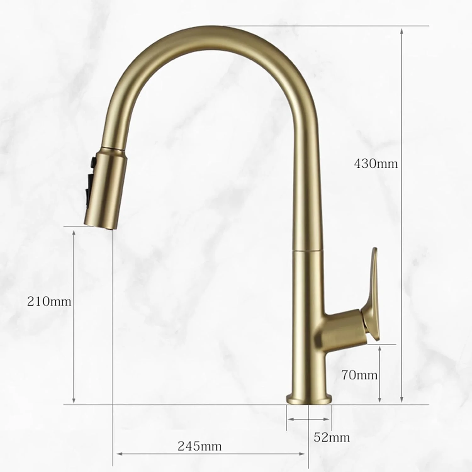 شیر آشپزخانه 3 راهه کروم، شیر سینک آشپزخانه 3 در 1 با اهرم تکی و خروجی آب تصفیه شده، طلایی برس خورده شیر آشپزخانه 3 راهه کروم، شیر سینک آشپزخانه 3 در 1 با اهرم تکی و خروجی آب تصفیه شده، طلایی برس خورده