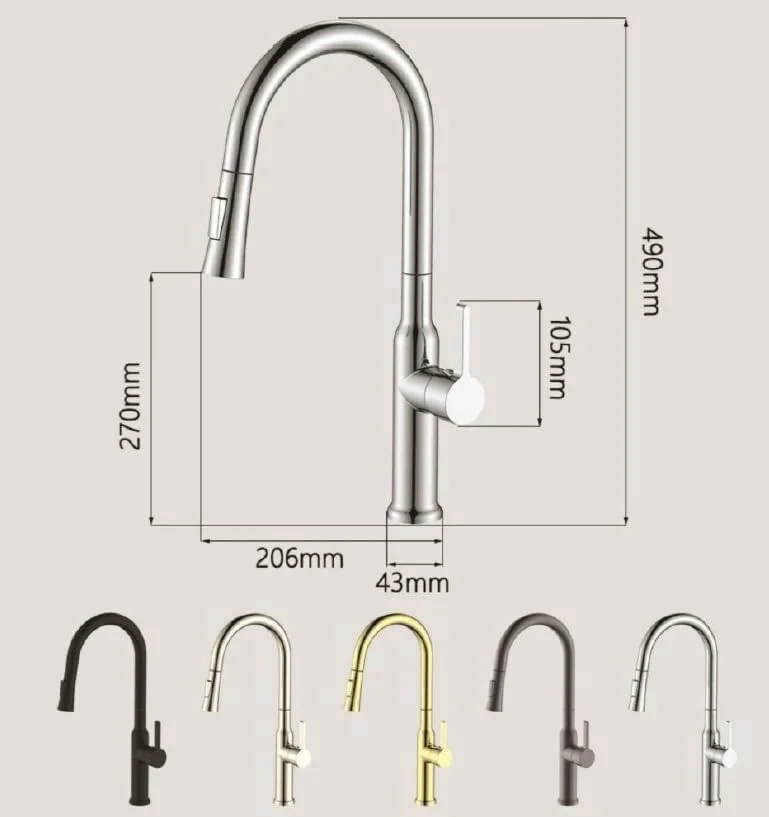 شیر آشپزخانه CM R1048، فنری با دو نوع پاشش، روکش کروم شیر آشپزخانه CM R1048، فنری با دو نوع پاشش، روکش کروم