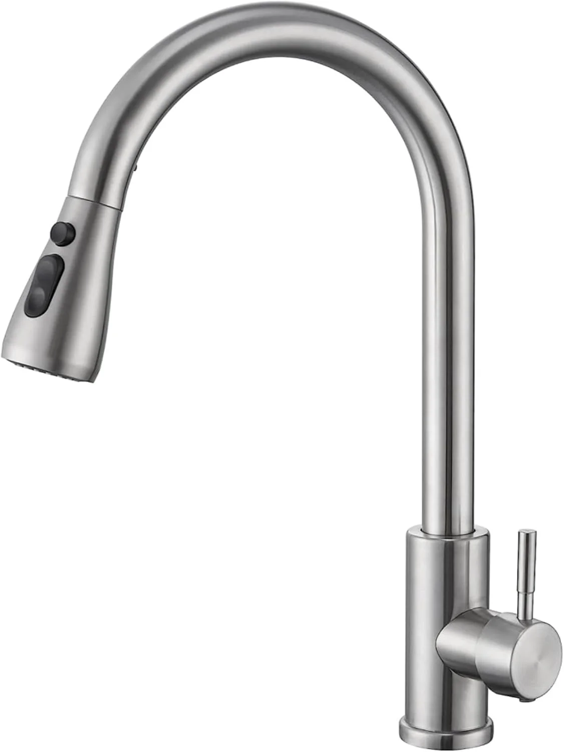 شیرآلات آشپزخانه Cooltens با قابلیت کشویی، شیر آب مخلوط سینک ظرفشویی آب گرم و سرد با اسپری سه طرفه، شیر آب استیل ضد زنگ sus304 با قابلیت چرخش 360 درجه با اسپری کشویی نیکل برس خورده شیرآلات آشپزخانه Cooltens با قابلیت کشویی، شیر آب مخلوط سینک ظرفشویی آب گرم و سرد با اسپری سه طرفه، شیر آب استیل ضد زنگ sus304 با قابلیت چرخش 360 درجه با اسپری کشویی نیکل برس خورده