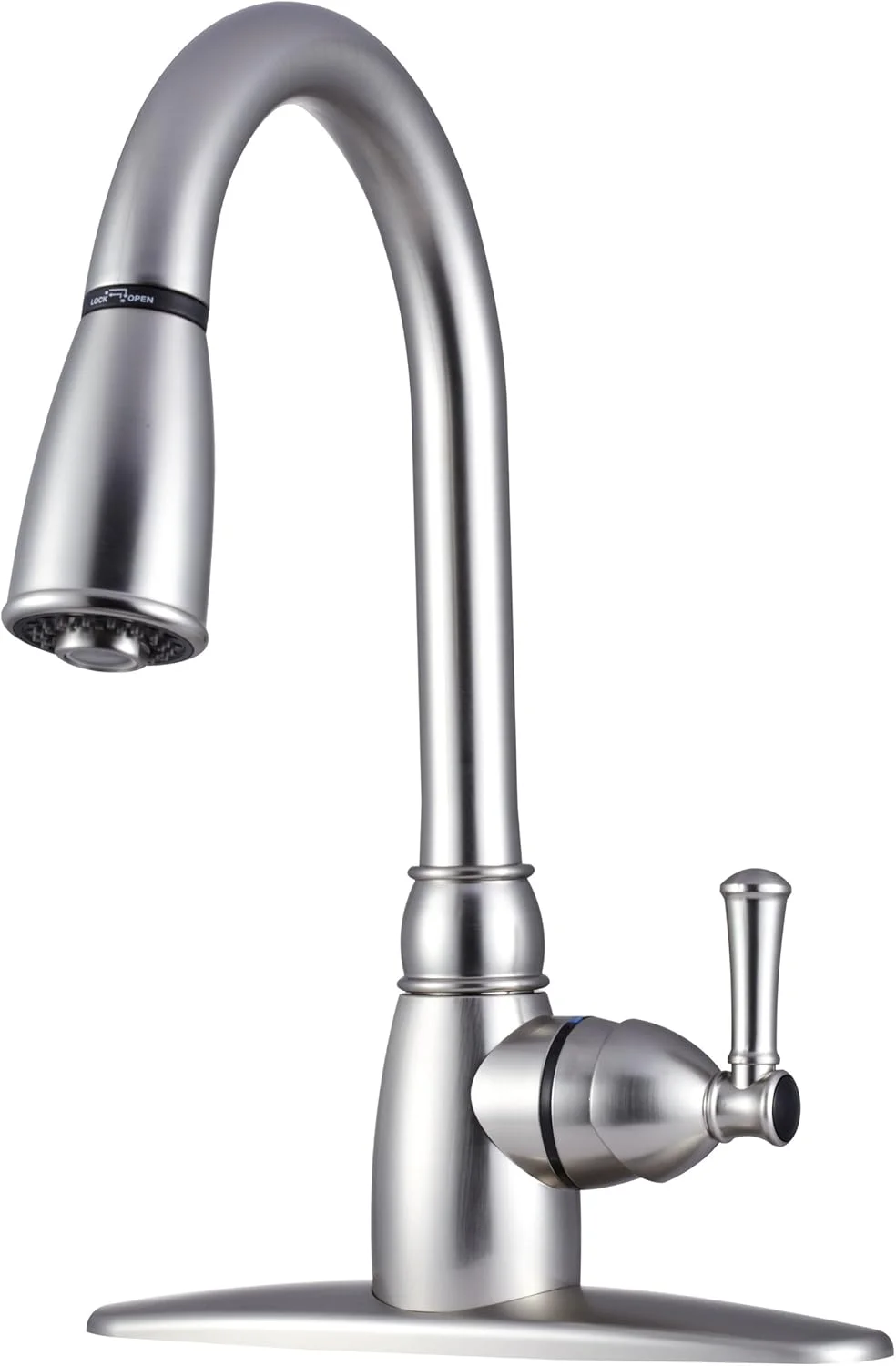 شیر آشپزخانه غیر فلزی کشویی Dura Faucet DF-PK160-SN RV (نیکل ساتن برس خورده) شیر آشپزخانه غیر فلزی کشویی Dura Faucet DF-PK160-SN RV (نیکل ساتن برس خورده)