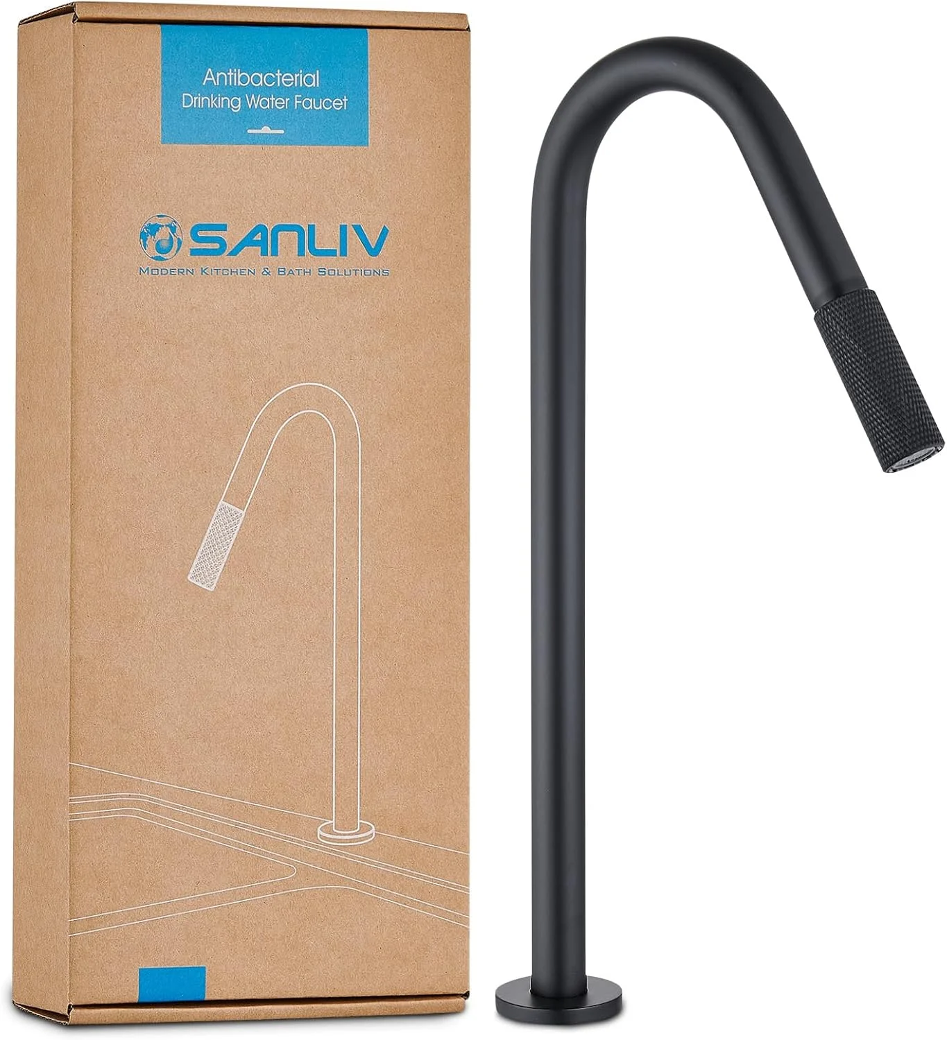 شیر آب آشامیدنی RO، شیر آب اسمز معکوس مشکی مات، شیر آب تصفیه شده، شیر آب سرد برای سینک آشپزخانه، بدون سرب استیل ضد زنگ شیر آب آشامیدنی RO، شیر آب اسمز معکوس مشکی مات، شیر آب تصفیه شده، شیر آب سرد برای سینک آشپزخانه، بدون سرب استیل ضد زنگ