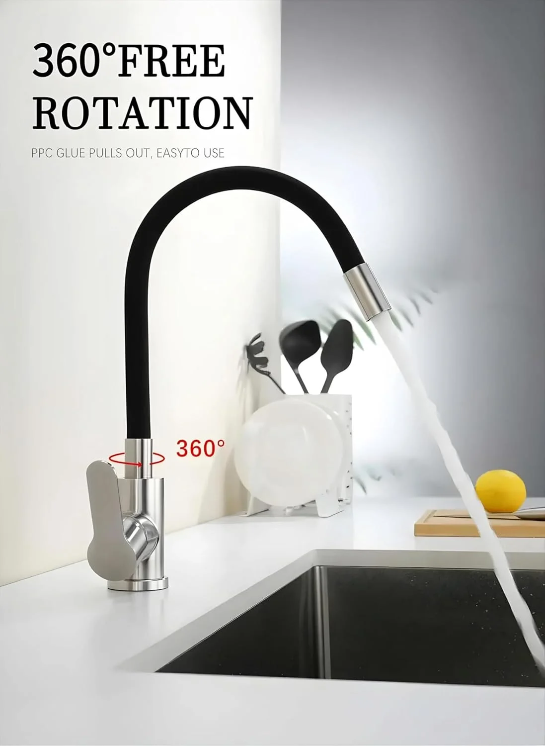 شیرآلات سینک آشپزخانه ان ایکس یو اس، شیرآلات روشویی با جنس برنج و لاستیک و شیر سرامیکی (سفید) شیرآلات سینک آشپزخانه ان ایکس یو اس، شیرآلات روشویی با جنس برنج و لاستیک و شیر سرامیکی (سفید)