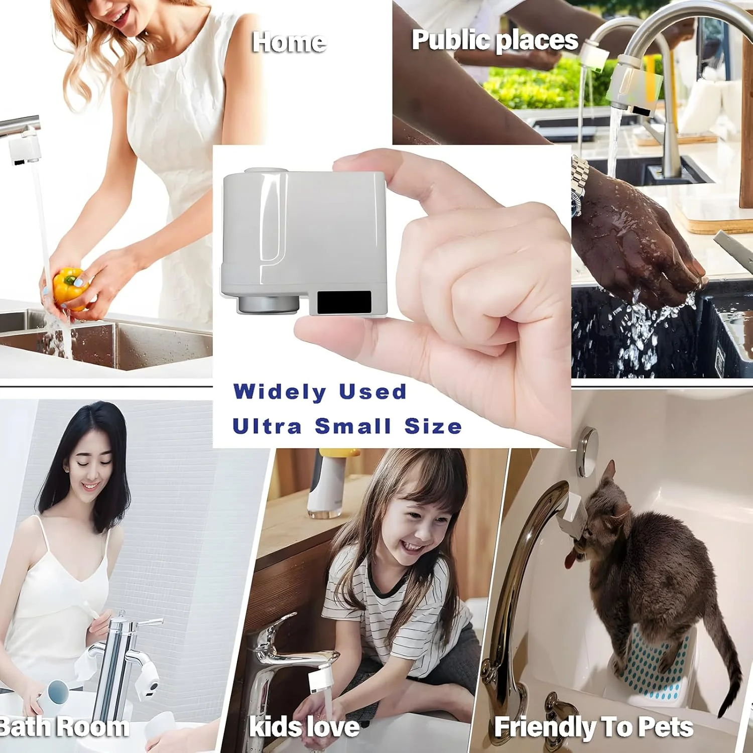 شیر آب هوشمند پپیسکی با حسگر، شیر آب صرفه جویی کننده خودکار - سرریز آشپزخانه و حمام القایی شیر آب هوشمند پپیسکی با حسگر، شیر آب صرفه جویی کننده خودکار - سرریز آشپزخانه و حمام القایی