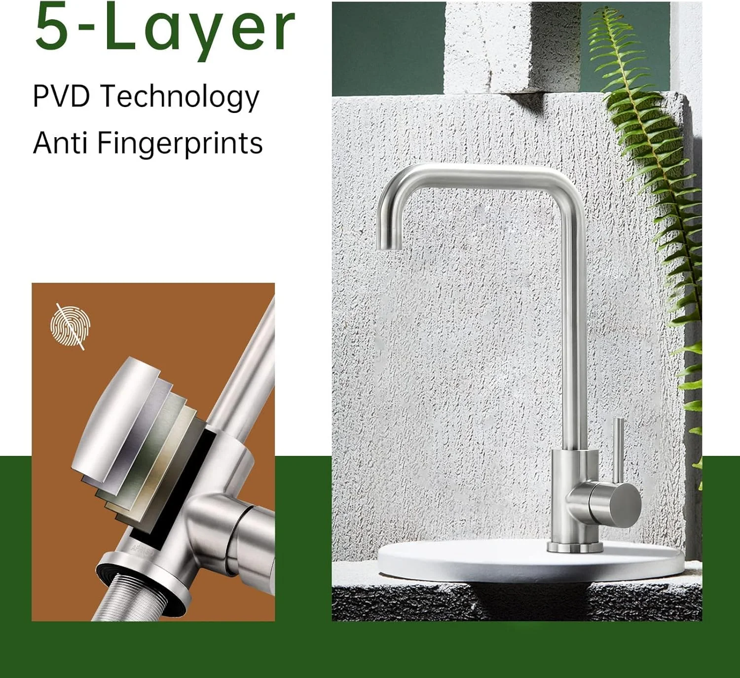 شیر آشپزخانه، شیر سینک ظرفشویی، شیر آشپزخانه چرخان 360 درجه، شیر تک دستگیره، شیر آشپزخانه گردان استیل ضد زنگ مدرن شیر آشپزخانه، شیر سینک ظرفشویی، شیر آشپزخانه چرخان 360 درجه، شیر تک دستگیره، شیر آشپزخانه گردان استیل ضد زنگ مدرن