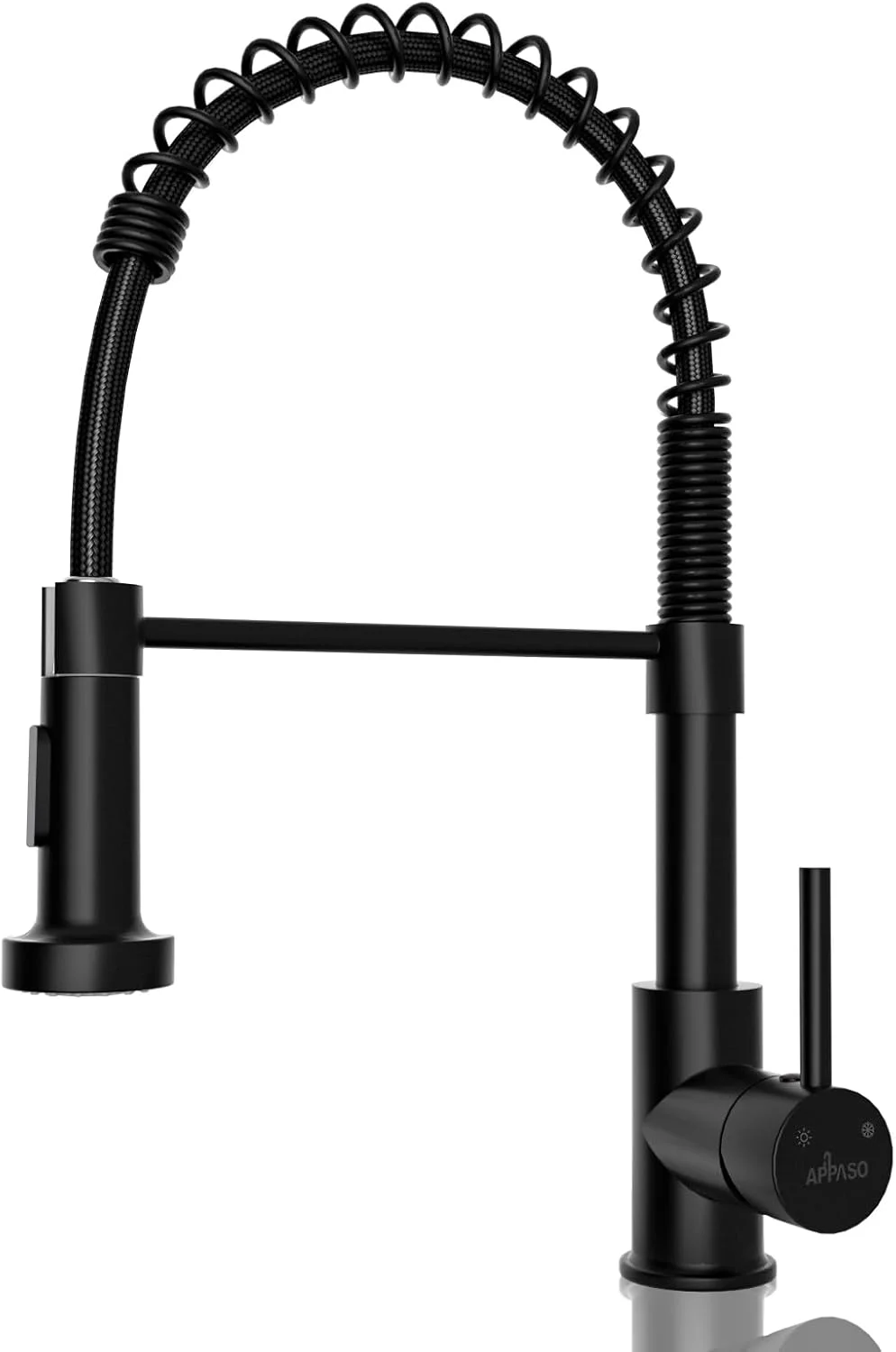 شیر آشپزخانه استیل ضد زنگ APPASO (مشکی)