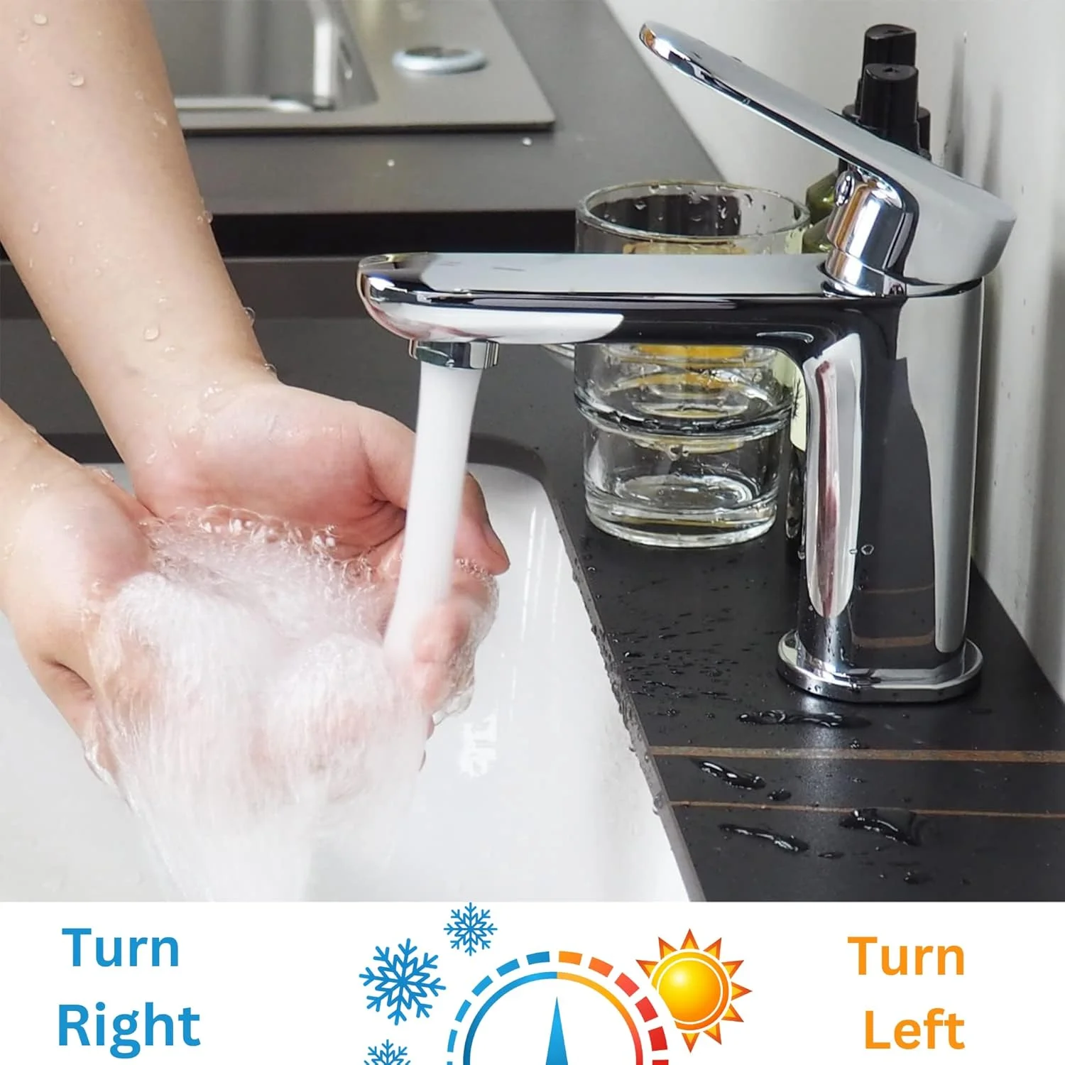 شیر روشویی پایه بلند ان ایکس یو اس، کروم، تک اهرمی، صرفه جویی در آب، آب سرد و گرم، مناسب سرویس بهداشتی و روشویی، مدرن شیر روشویی پایه بلند ان ایکس یو اس، کروم، تک اهرمی، صرفه جویی در آب، آب سرد و گرم، مناسب سرویس بهداشتی و روشویی، مدرن