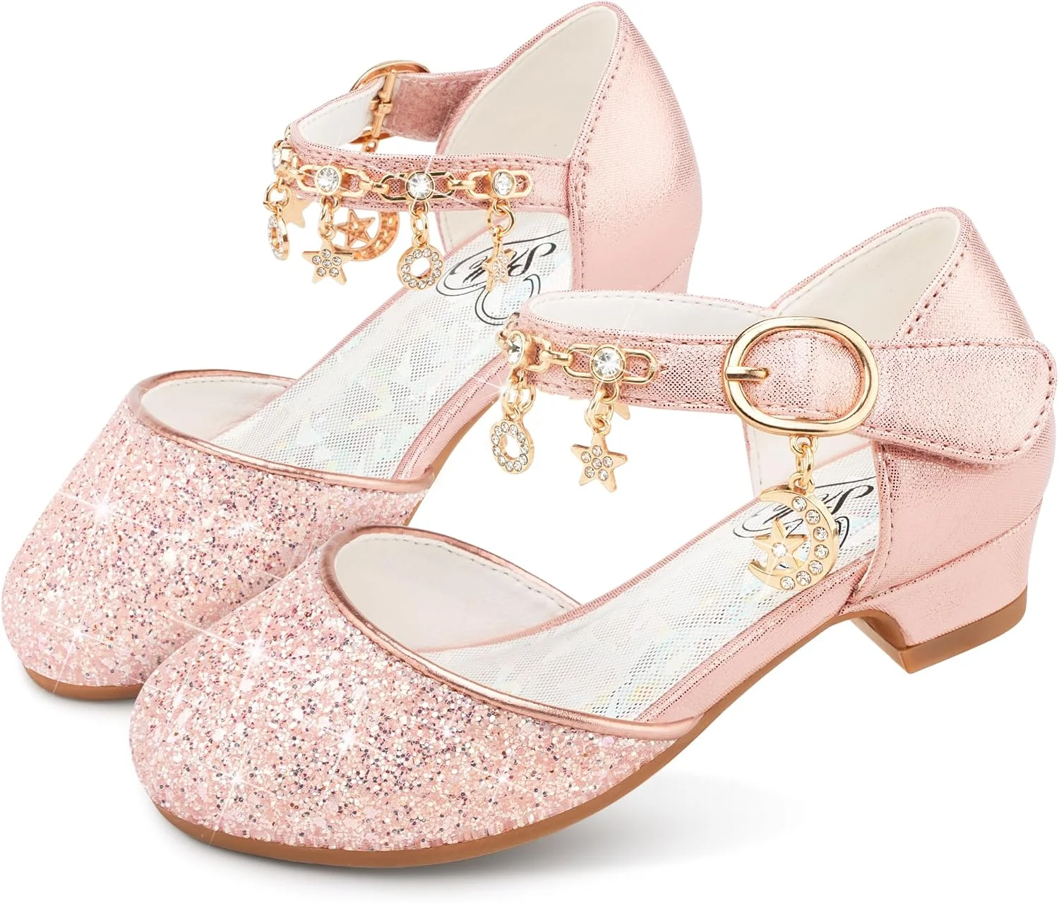 صندل های دخترانه Stelle، کفش های مجلسی پاپیونی پرنسسی، مناسب مهمانی، گل و عروسی
