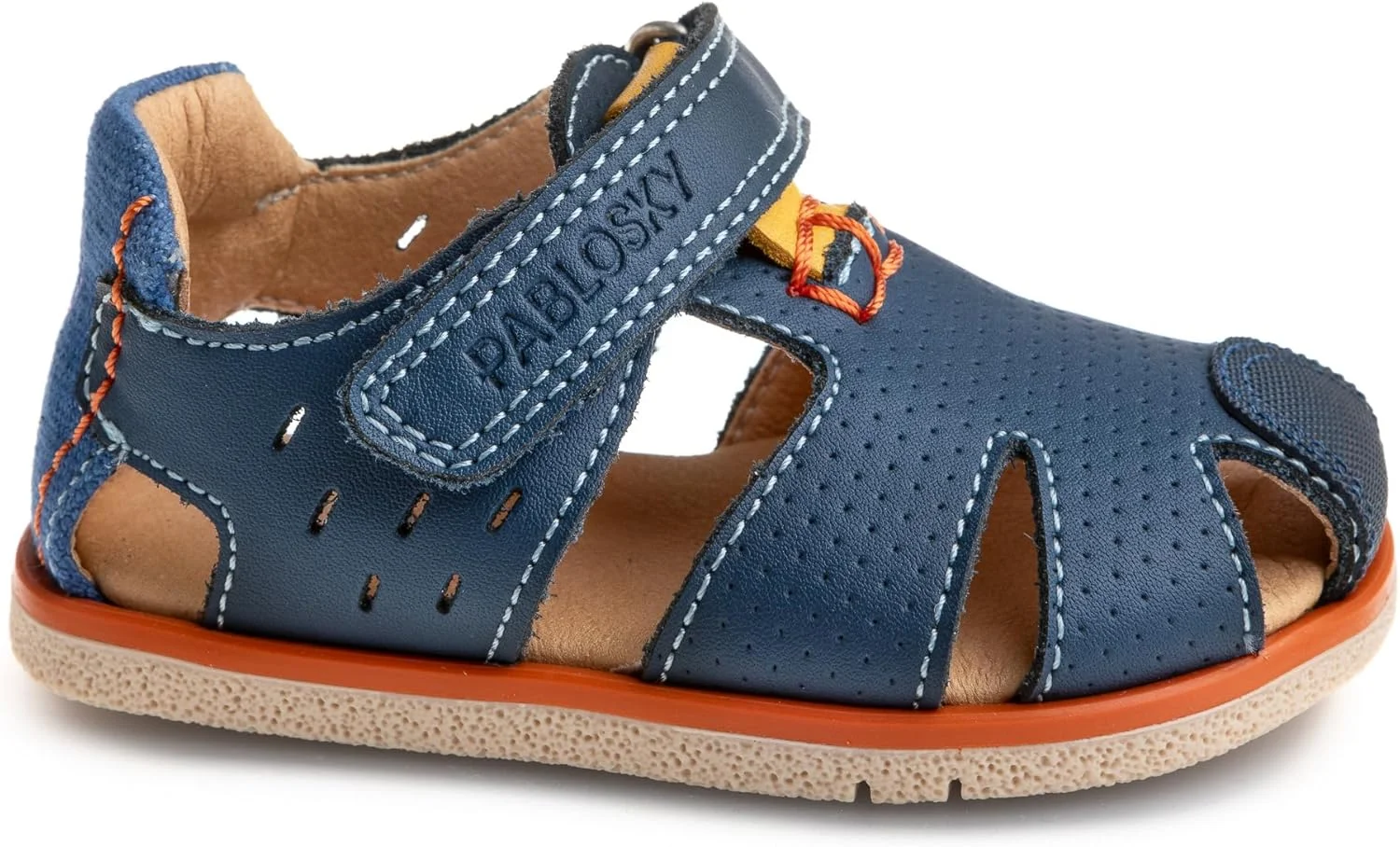 صندل پابلسکی مدل Quizz 055020، آبی، سایز 20 اروپا عرض پهن