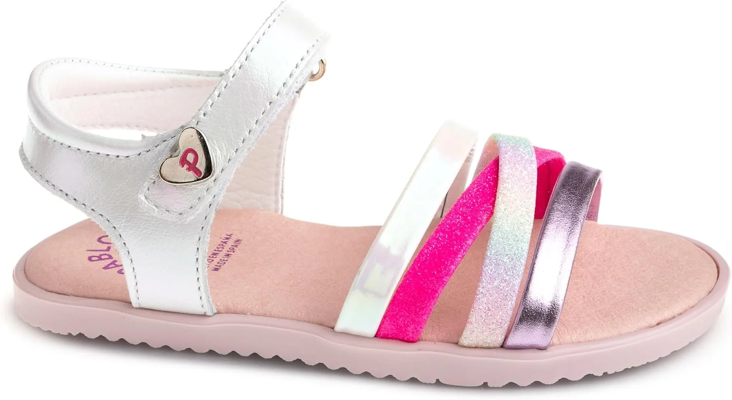 صندل تخت دخترانه پابلسکی مدل Quilate 443408، سفید، سایز 25