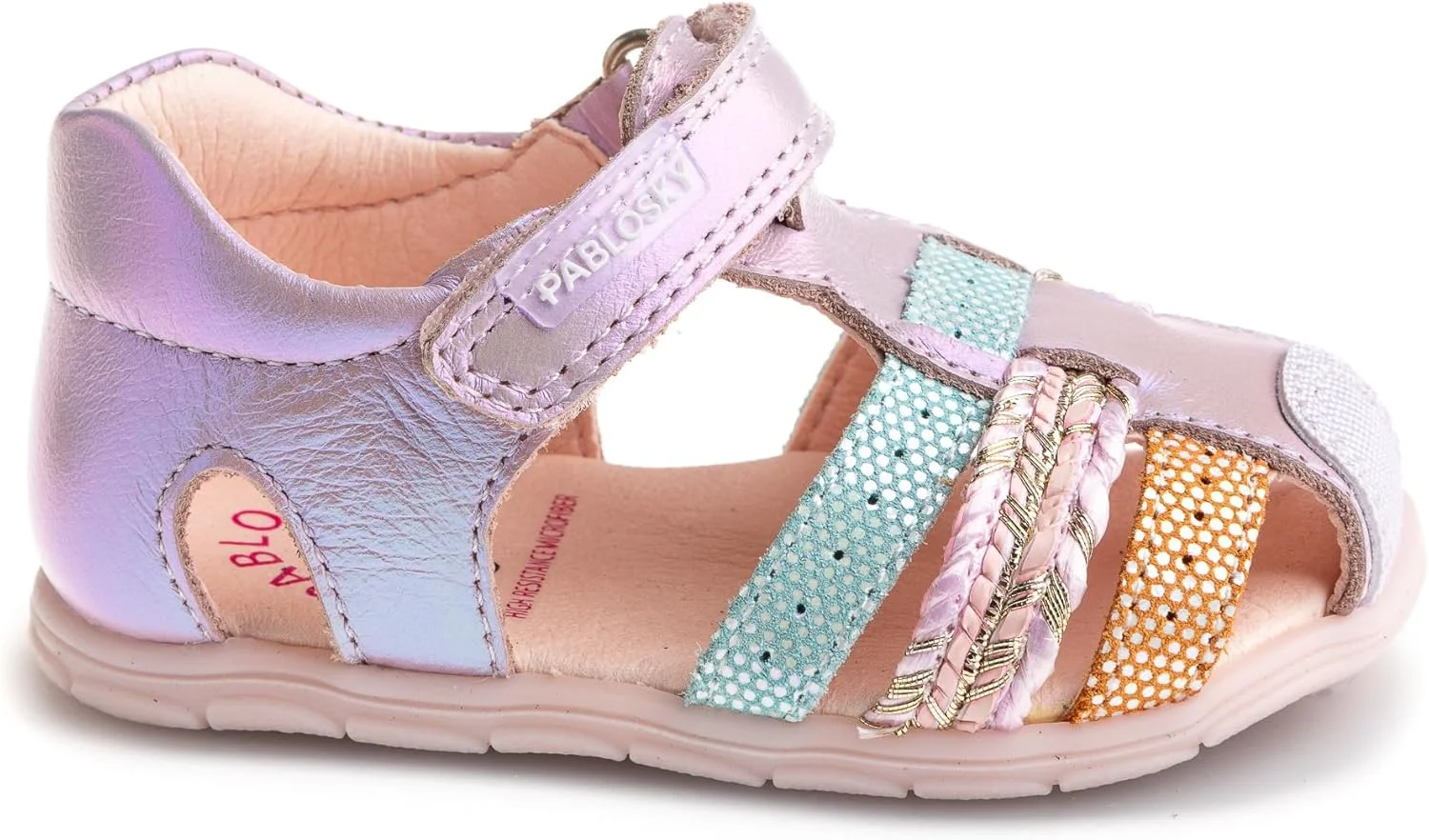 صندل پابلسکی زیگ 051468، صورتی، سایز 18 اروپا عرض پهن