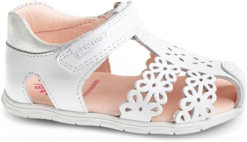 صندل پابلسکی زیگ 051100، سفید، سایز 20 اروپا، پهن