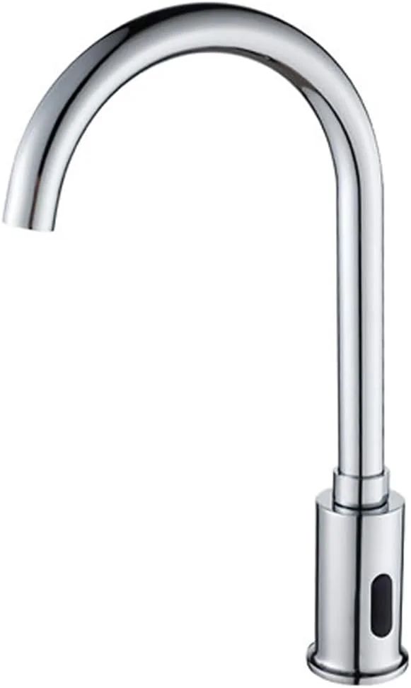 شیر روشویی سنسوردار روبیک، ارتفاع 35 سانتی متر، شیر آب مادون قرمز تمام اتوماتیک برای سینک آشپزخانه و حمام، شیر آب سرد بدون لمس