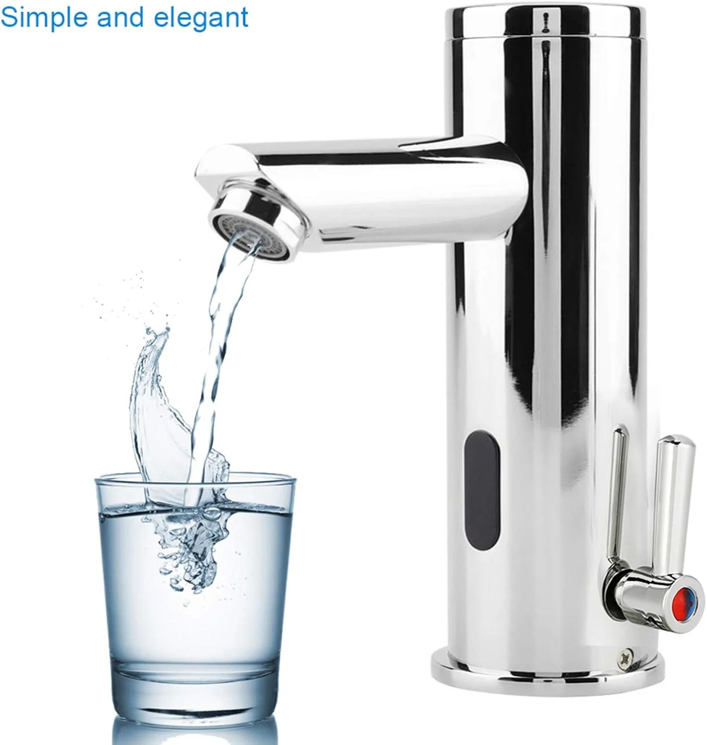 شیر آب اتوماتیک سنسور مادون قرمز Annadue، شیر آب بدون لمس، میکسر سینک بدون لمس شیر آب سرد و گرم آشپزخانه حمام