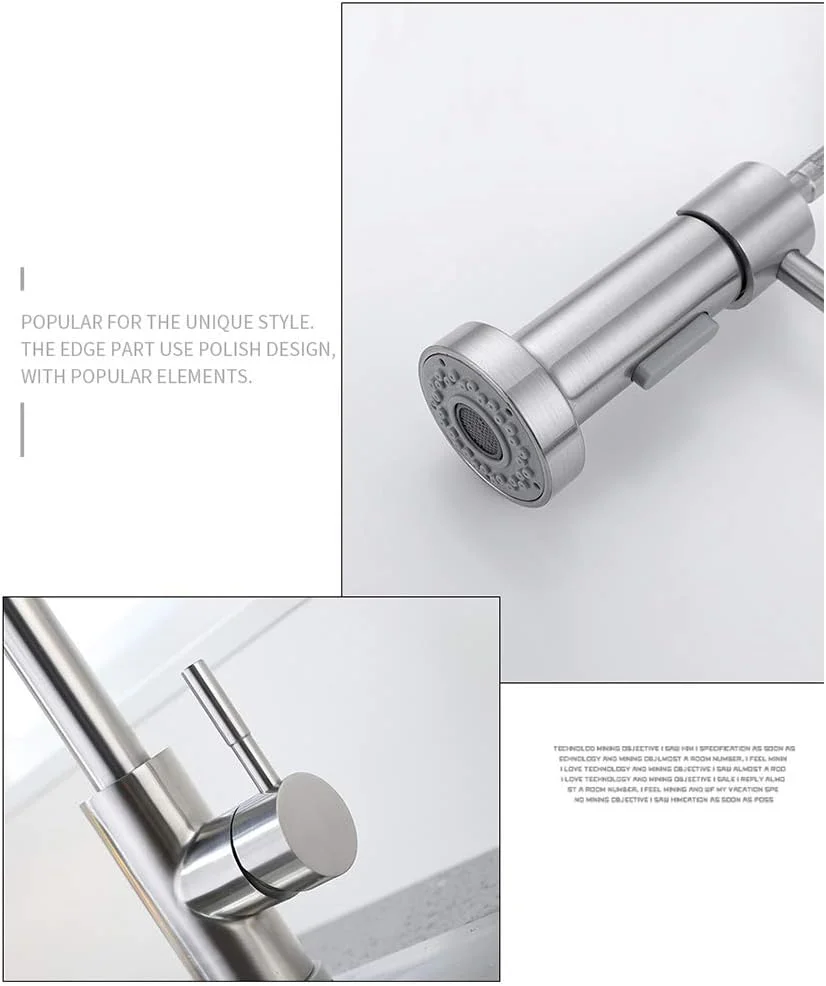 شیرآلات آشپزخانه با کنترل لمسی، شیر آب هوشمند، شیرآلات آشپزخانه استیل ضد زنگ، شیر مخلوط سینک سه طرفه