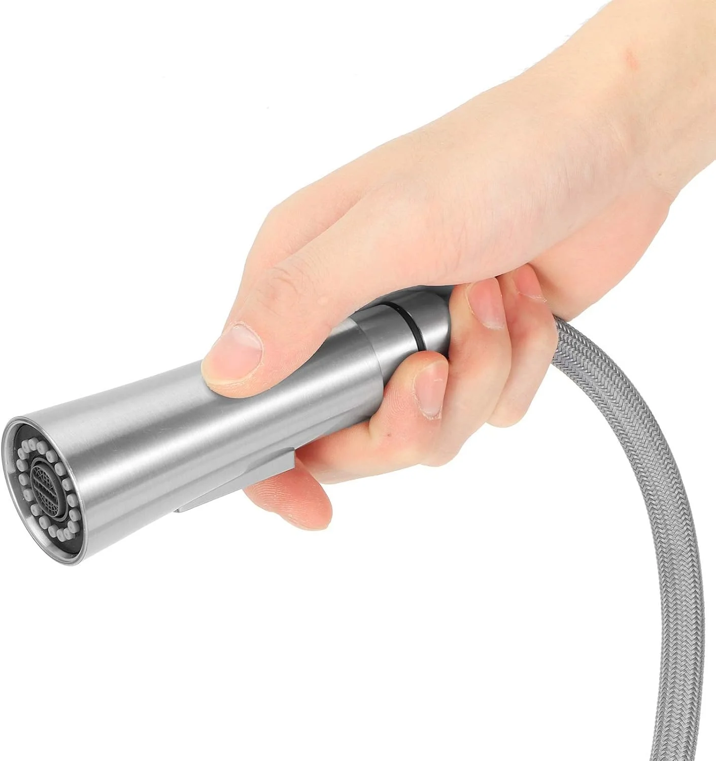 شیر ظرفشویی آشپزخانه، شیر آب آشپزخانه با حسگر لمسی چرخان 360 درجه و تک دستگیره با اسپری کشویی برای آشپزخانه و حمام منزل