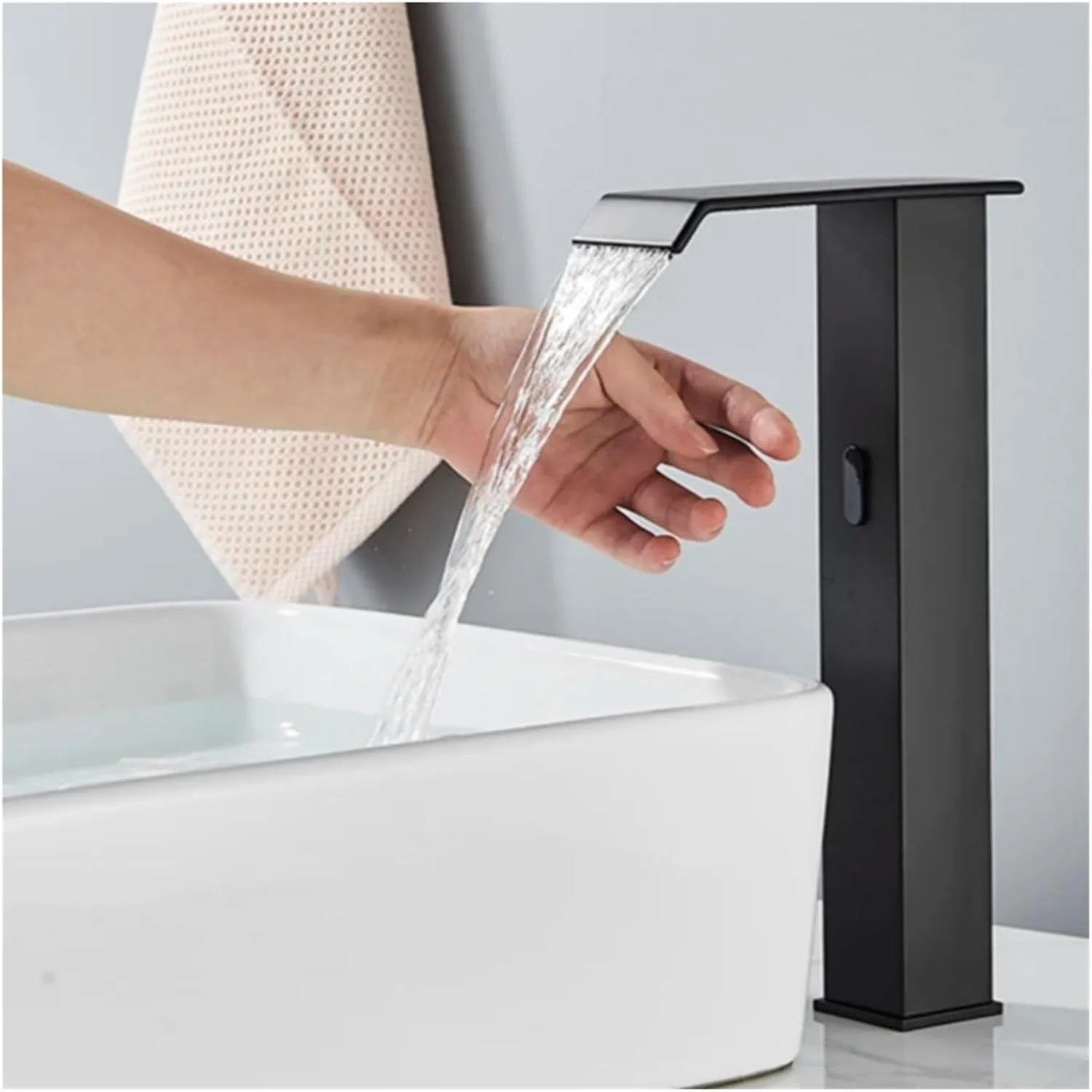 شیر آب سینک حمام آبشاری اتوماتیک بدون لمس سنسور، شیر میکسر آب گرم و سرد سنسور هوشمند بدون دست، شیر آشپزخانه، طلایی شیر آب سینک حمام آبشاری اتوماتیک بدون لمس سنسور، شیر میکسر آب گرم و سرد سنسور هوشمند بدون دست، شیر آشپزخانه، طلایی