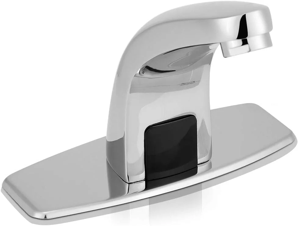 شیر آب القایی، شیر آب مادون قرمز اتوماتیک، شیر سنسوردار برای سینک آشپزخانه و حمام به همراه جعبه کنترل شیر آب القایی، شیر آب مادون قرمز اتوماتیک، شیر سنسوردار برای سینک آشپزخانه و حمام به همراه جعبه کنترل