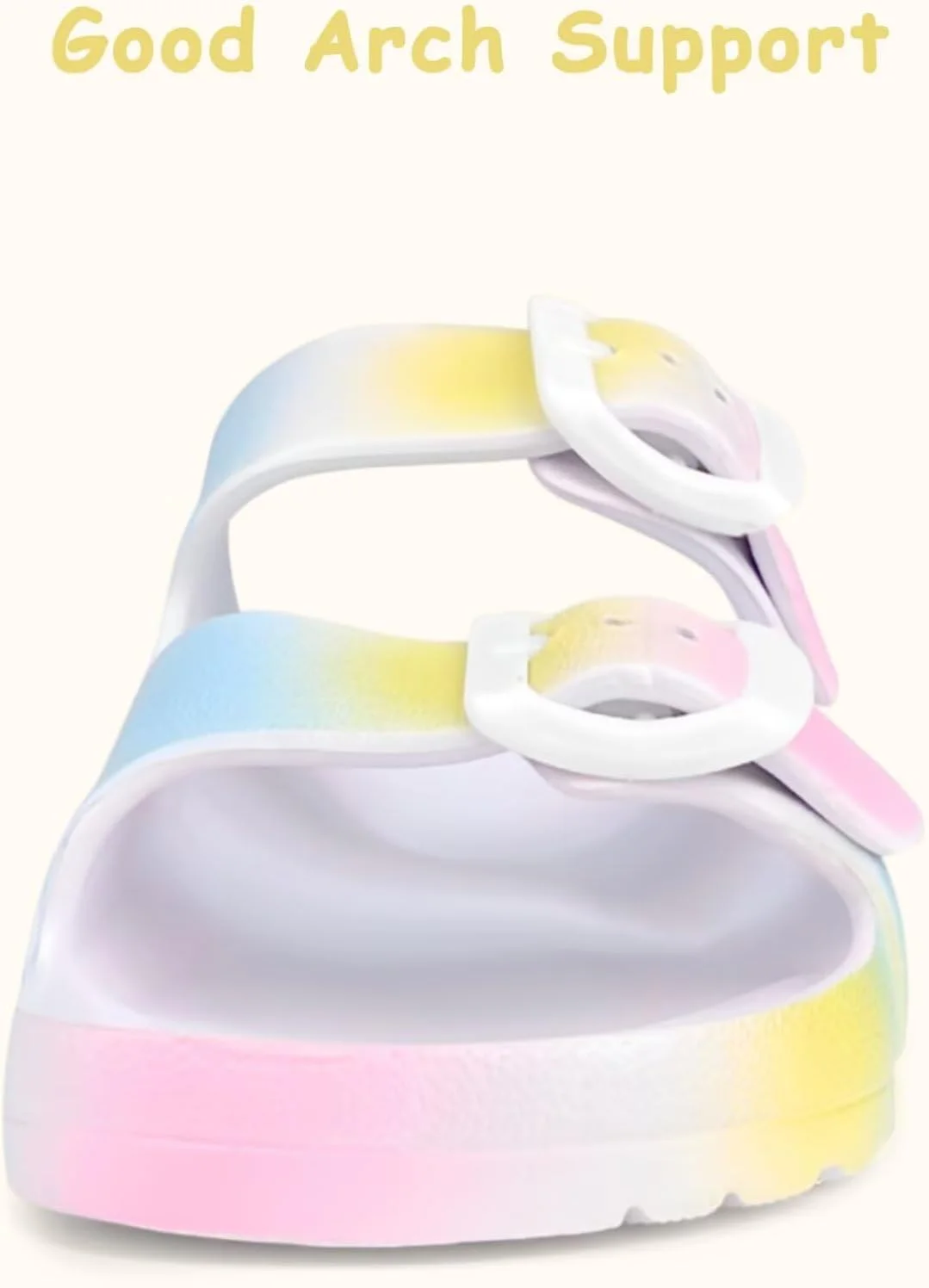 صندل های اسلاید بچه گانه ندان، صندل های دمپایی EVA قابل تنظیم سگکی برای پسران و دختران