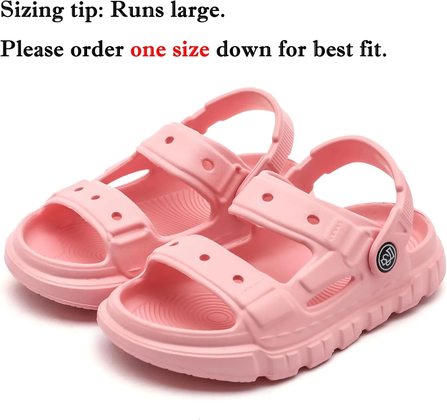 صندل های اسلاید EVA بچه گانه LONSOEN، کفش های صندل لغزنده برای کودکان نوپا پسرانه و دخترانه، دمپایی استخر ساحلی تابستانی، کفش های آبی کودکان با بند پشتی قابل تنظیم صندل های اسلاید EVA بچه گانه LONSOEN، کفش های صندل لغزنده برای کودکان نوپا پسرانه و دخترانه، دمپایی استخر ساحلی تابستانی، کفش های آبی کودکان با بند پشتی قابل تنظیم