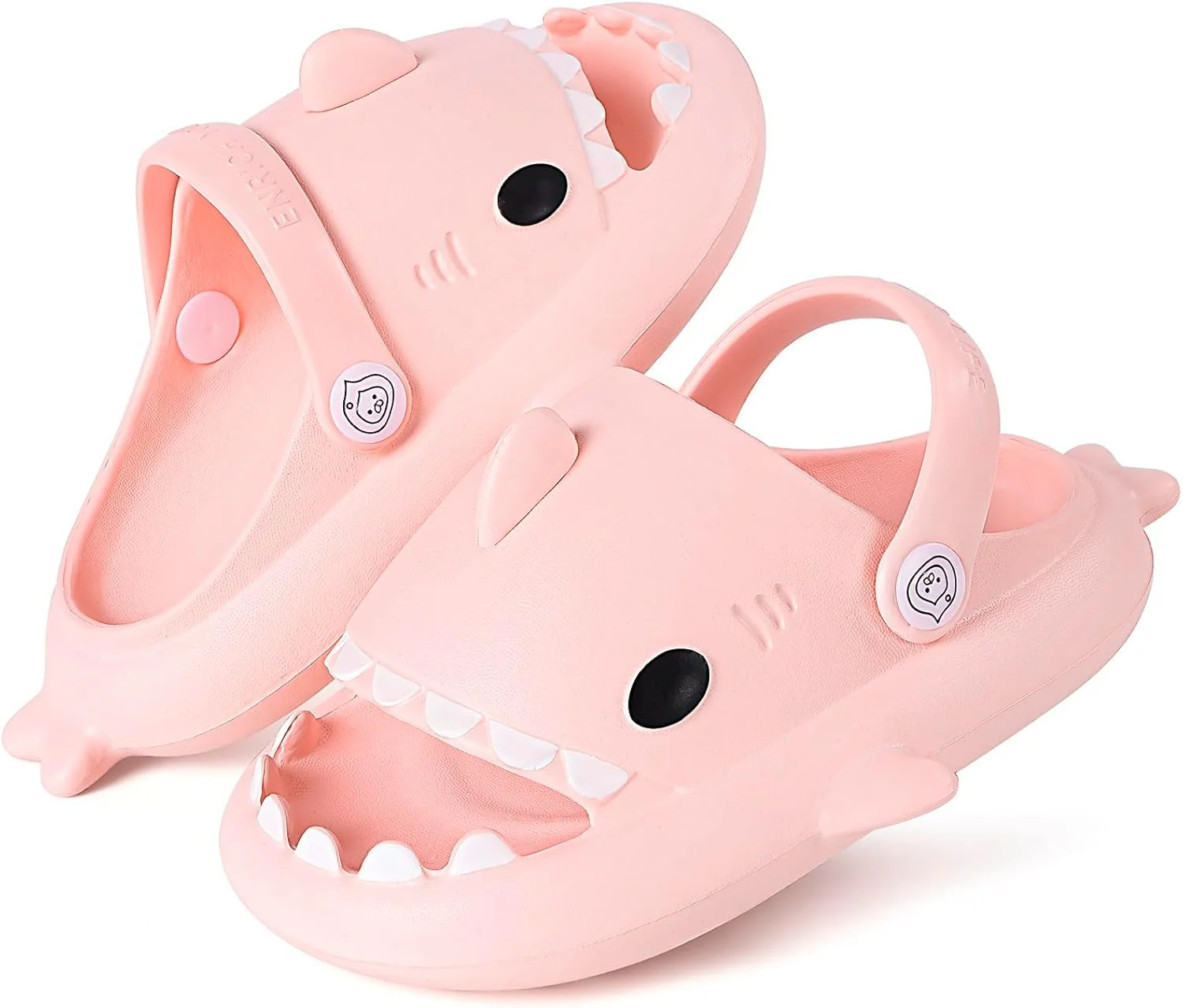 صندل های کوسه ای بچگانه | دمپایی ابری دوش پسرانه دخترانه | صندل های کارتونی بامزه با انگشت باز | کفش های ساحلی و استخری با کفی ضخیم و نرم