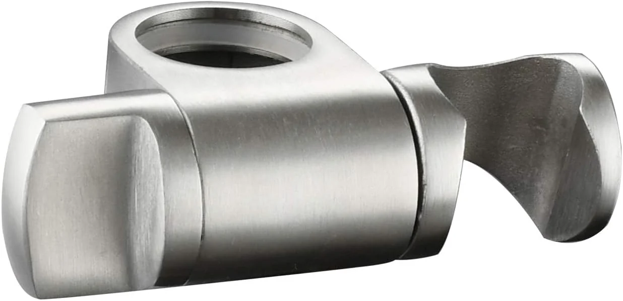 نگهدارنده سر دوش قابل تنظیم برای میله لغزنده 25 میلی متری، نگهدارنده جایگزین استیل ضد زنگ با روکش نیکل مات، قابل تنظیم در ارتفاع و شیب نگهدارنده سر دوش قابل تنظیم برای میله لغزنده 25 میلی متری، نگهدارنده جایگزین استیل ضد زنگ با روکش نیکل مات، قابل تنظیم در ارتفاع و شیب