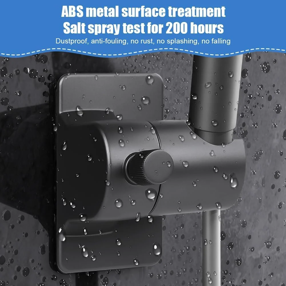 نگهدارنده سر دوش، چرخش 360 درجه، ضد آب، نصب آسان بدون نیاز به سوراخکاری، نگهدارنده دستی دوش، نگهدارنده بادوام خاکستری رنگ سر دوش برای خانه و حمام نگهدارنده سر دوش، چرخش 360 درجه، ضد آب، نصب آسان بدون نیاز به سوراخکاری، نگهدارنده دستی دوش، نگهدارنده بادوام خاکستری رنگ سر دوش برای خانه و حمام