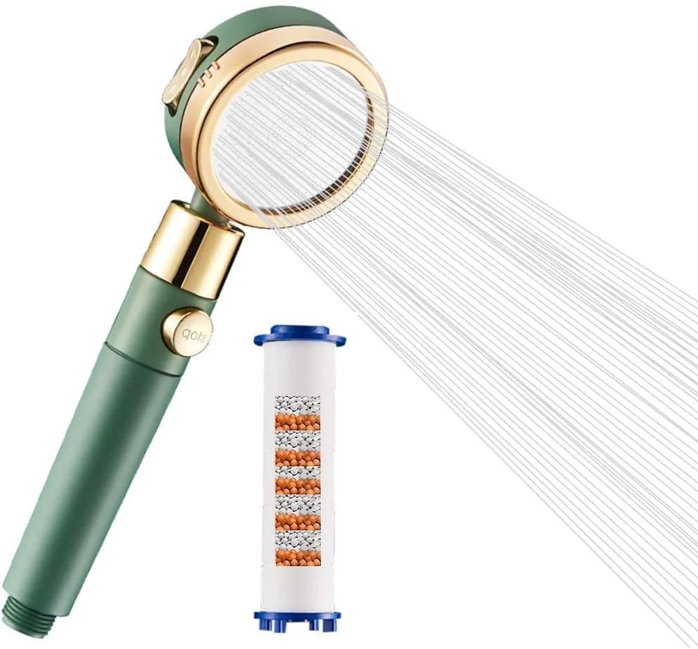 سردوش حمام جت فشار قوی، فیلتر یونی دستی جهانی، کمک به کاهش ریزش مو، صرفه جویی در آب، فیلتر دوش بارانی، صرفه جویی در آب اسپا، تصفیه آب، حذف کلر، 3 حالت سردوش حمام جت فشار قوی، فیلتر یونی دستی جهانی، کمک به کاهش ریزش مو، صرفه جویی در آب، فیلتر دوش بارانی، صرفه جویی در آب اسپا، تصفیه آب، حذف کلر، 3 حالت