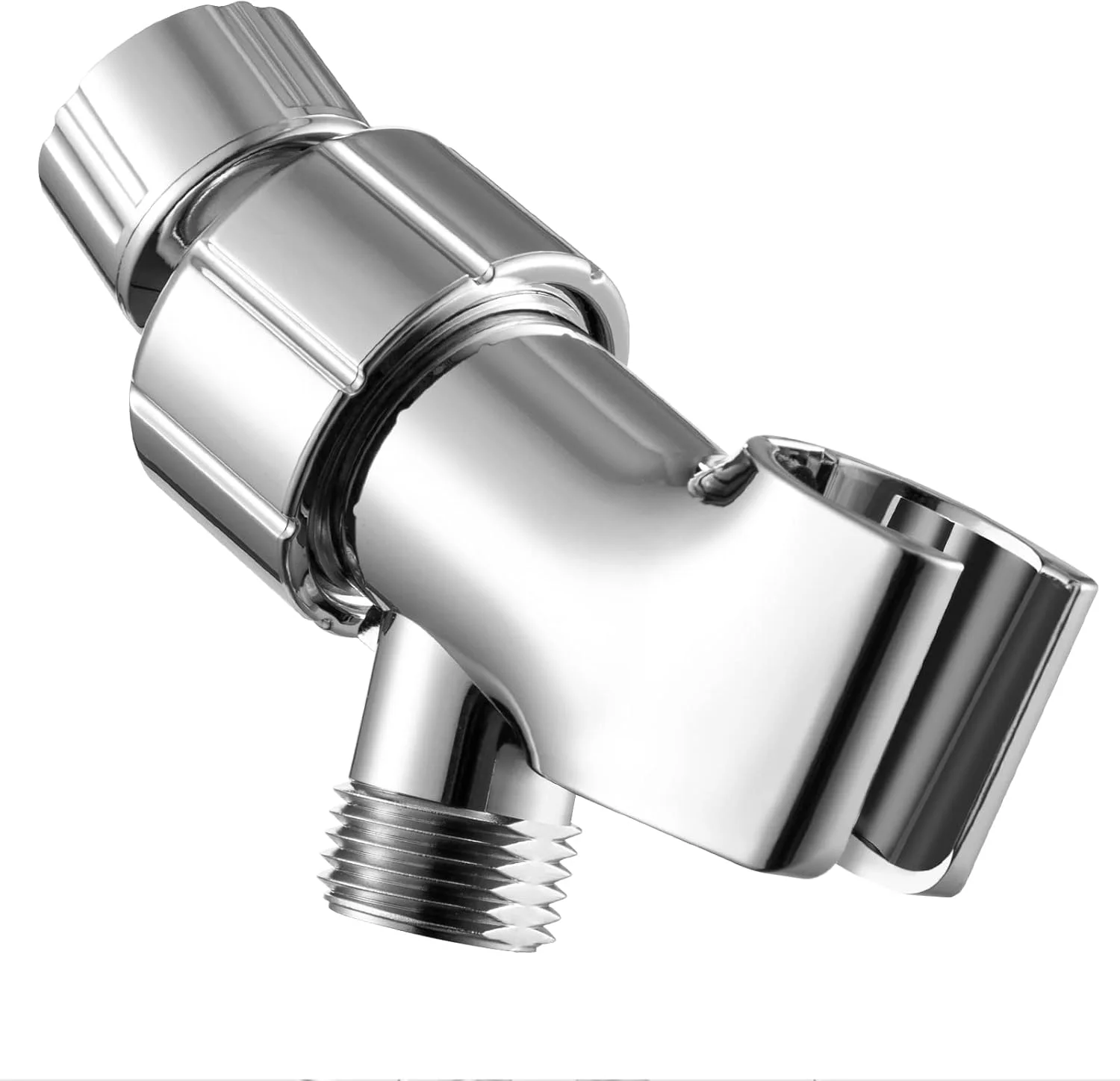 نگهدارنده سردوش KASTWAVE، پایه سردوش قابل تنظیم، اتصال بازوی سردوش و شلنگ سردوش، کروم، 1 عدد نگهدارنده سردوش KASTWAVE، پایه سردوش قابل تنظیم، اتصال بازوی سردوش و شلنگ سردوش، کروم، 1 عدد