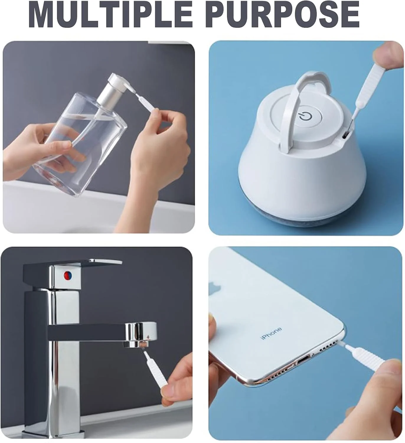 برس تمیز کننده سر دوش KASTWAVE، برس تمیز کننده سوراخ های شکاف، برس تمیز کننده چند منظوره فوق العاده ظریف، مجموعه برس تمیز کننده عمیق برس تمیز کننده سر دوش KASTWAVE، برس تمیز کننده سوراخ های شکاف، برس تمیز کننده چند منظوره فوق العاده ظریف، مجموعه برس تمیز کننده عمیق