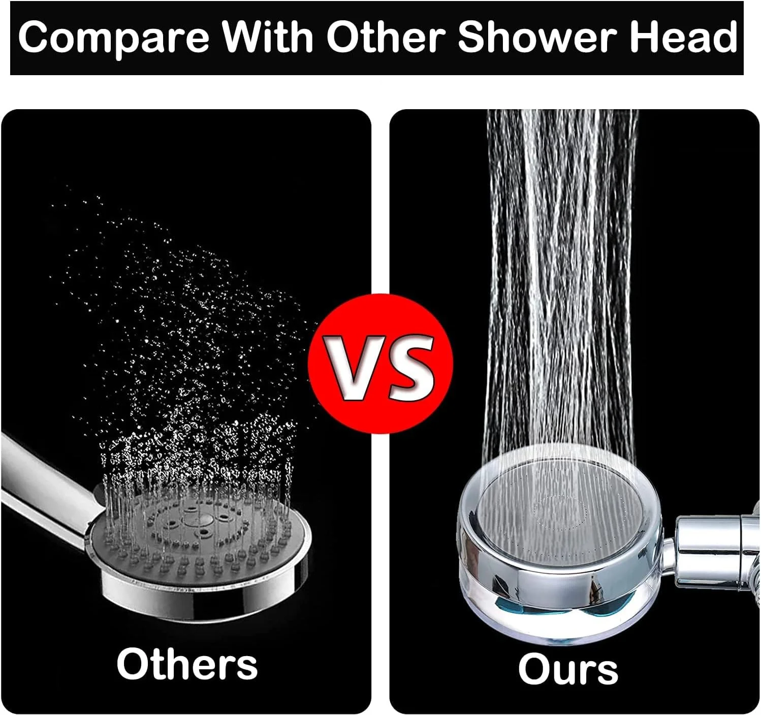 سری دوش دستی فشار قوی با فیلتر و دکمه توقف، چرخش 360 درجه توربو، کیت سری دوش جت هیدرو شامل المنت فیلتر پنبه ای PP، نصب آسان، صرفه جویی در آب، آبی سری دوش دستی فشار قوی با فیلتر و دکمه توقف، چرخش 360 درجه توربو، کیت سری دوش جت هیدرو شامل المنت فیلتر پنبه ای PP، نصب آسان، صرفه جویی در آب، آبی