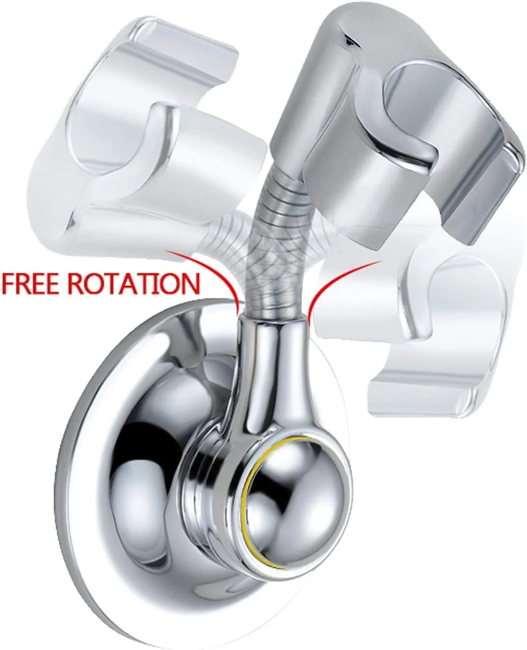 نگهدارنده سردوش KASTWAVE، پایه مکنده دستی با قابلیت تنظیم ارتفاع، پایه مکنده چند جهته قابل جابجایی دیواری برای لوازم جانبی حمام خانگی نگهدارنده سردوش KASTWAVE، پایه مکنده دستی با قابلیت تنظیم ارتفاع، پایه مکنده چند جهته قابل جابجایی دیواری برای لوازم جانبی حمام خانگی