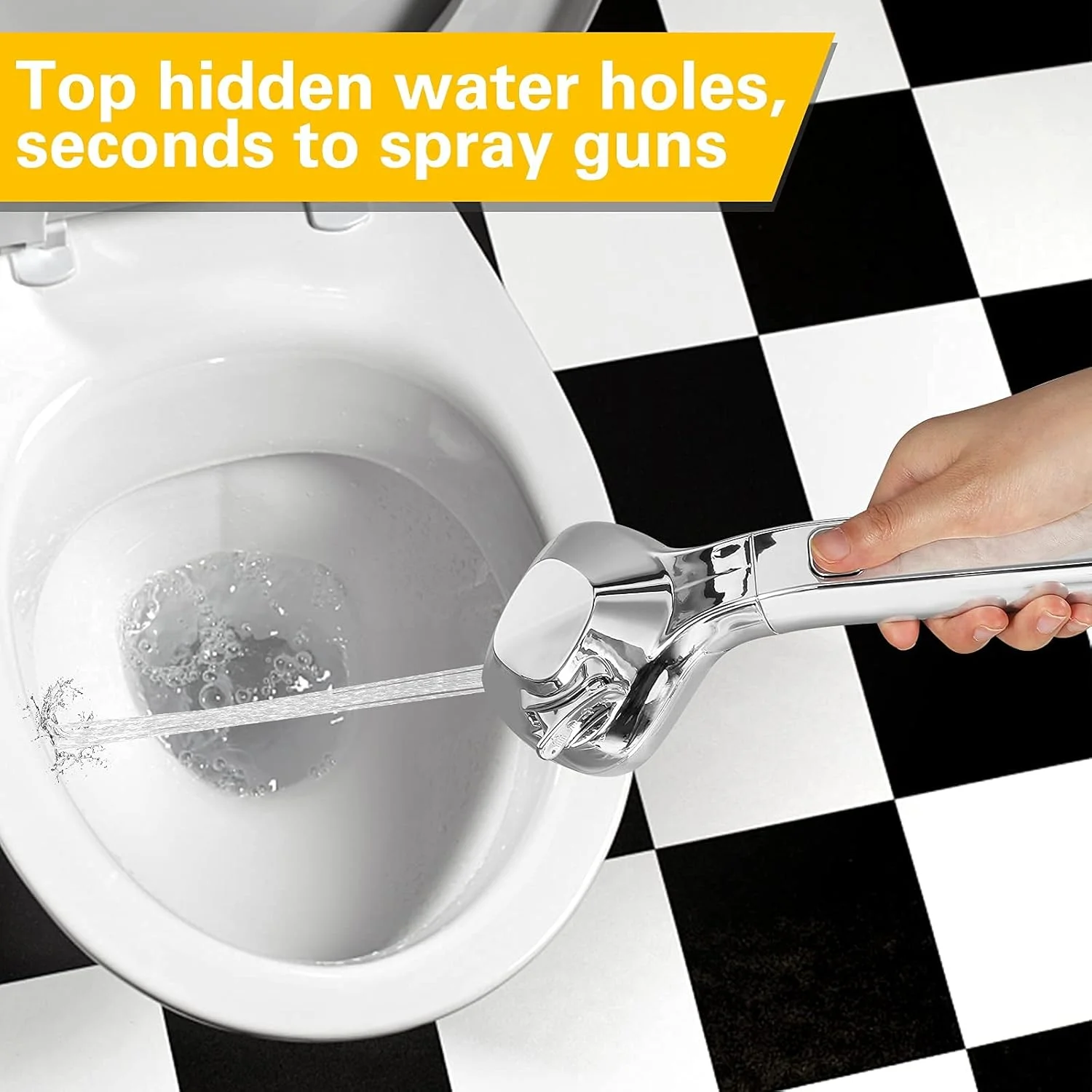 سردوش حمام KASTWAVE، سردوش های یونیورسال فشار قوی، سردوش حمام با روکش کروم استیل ضد زنگ با 4 حالت اسپری، سردوش دستی دوگانه تقویت کننده صرفه جویی در آب (نقره ای) سردوش حمام KASTWAVE، سردوش های یونیورسال فشار قوی، سردوش حمام با روکش کروم استیل ضد زنگ با 4 حالت اسپری، سردوش دستی دوگانه تقویت کننده صرفه جویی در آب (نقره ای)